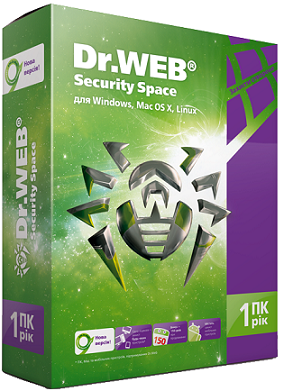 Dr.Web Security Space 1 ПК 1 Моб 1 Год +150 дней Global