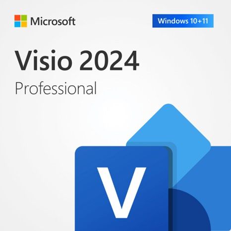 Visio 2024 Professional Bind прив'язка до Облікового Запису Microsoft професійний 1 пк (електронний ключ, всі мови)