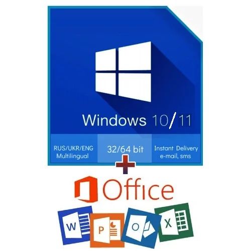 Windows 10/Windows 11 Professional + Office 2021 Professional Plus Ключi Активації